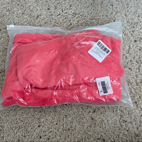 NWT Shein coral two piece athletic workout set size large - Picture 8 of 9